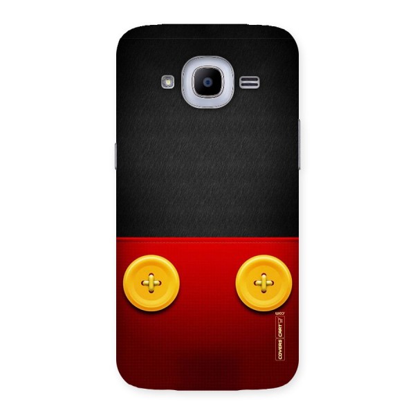 Yellow Button Back Case for Samsung Galaxy J2 2016